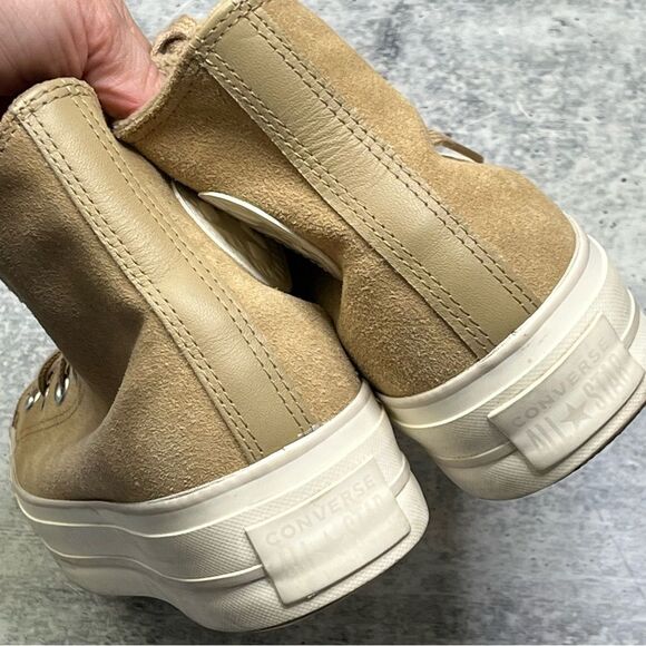 Chuck Taylor All Star Lift Platform Suede High Top 8.5 - Picture 6 of 6